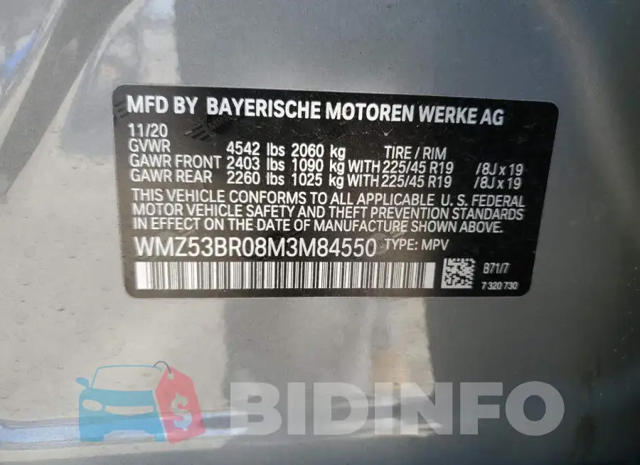 WMZ53BR08M3M84550 Photo# 13