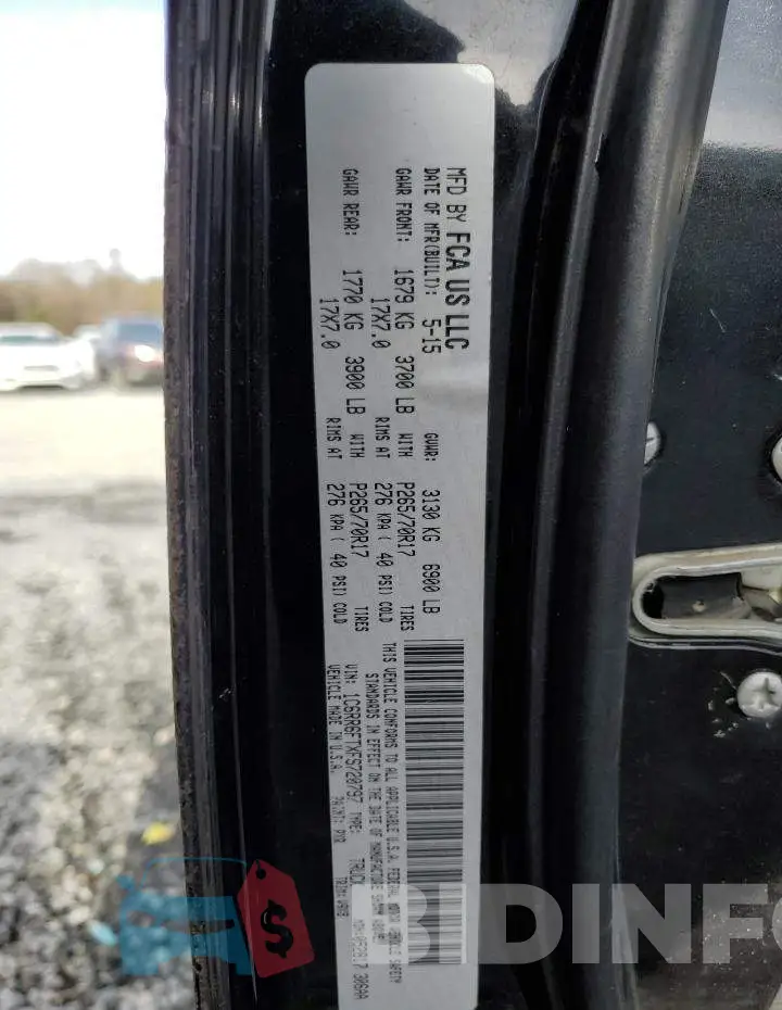 1C6RR6FTXFS720797 Photo# 12