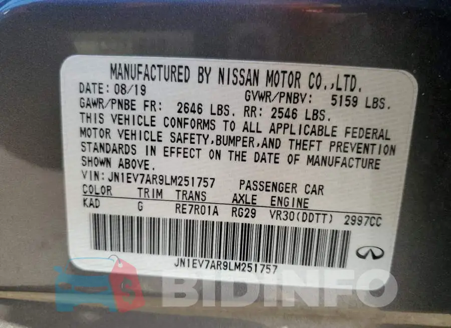 JN1EV7AR9LM251757 Photo# 13