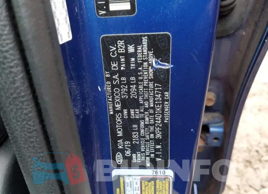 3KPF24AD1KE134717 Photo# 12