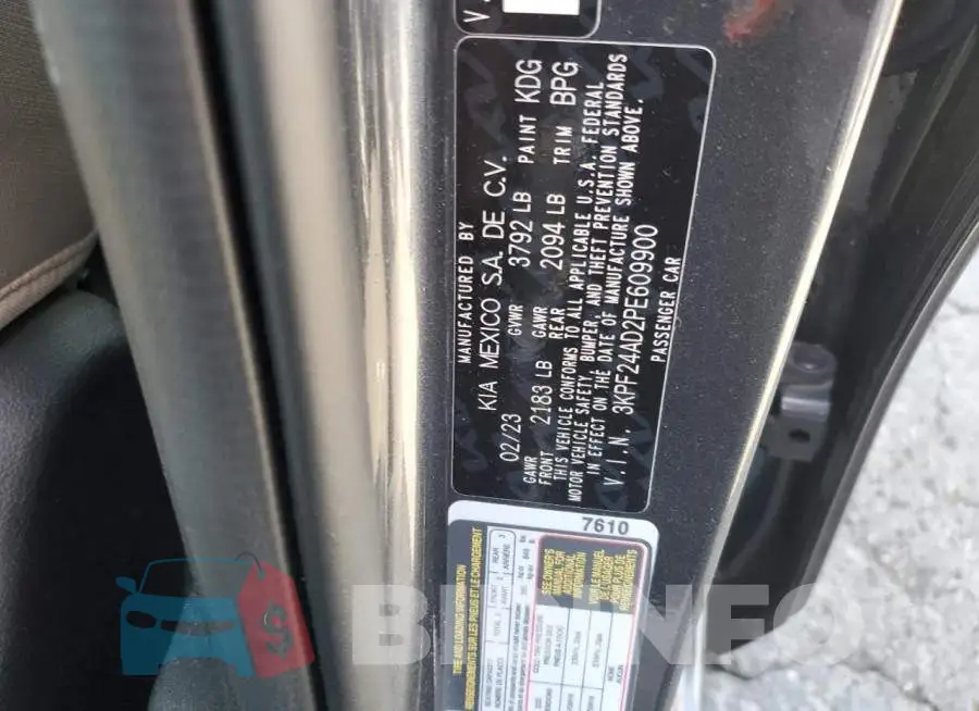 3KPF24AD2PE609900 Photo# 13