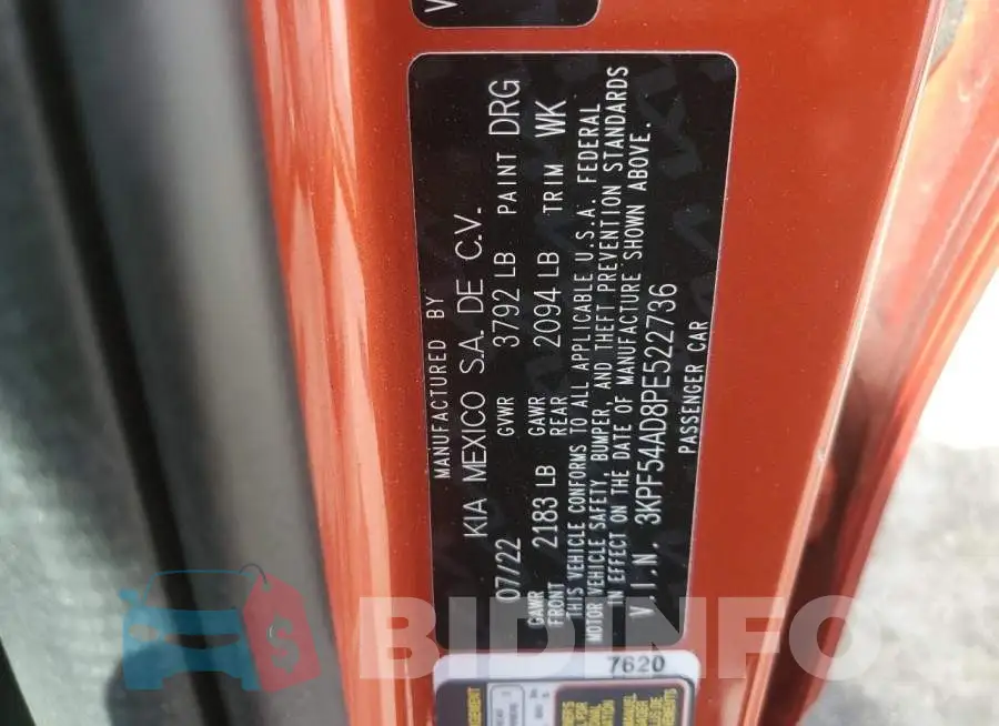 3KPF54AD8PE522736 Photo# 13