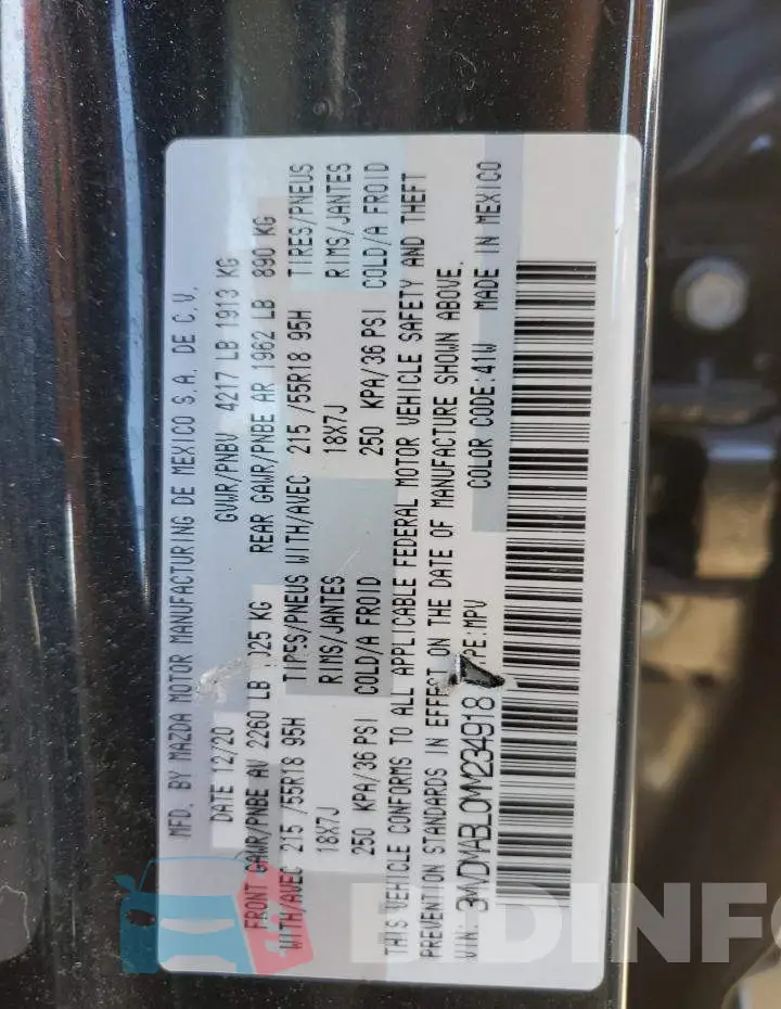 3MVDMABL0MM234918 Photo# 13