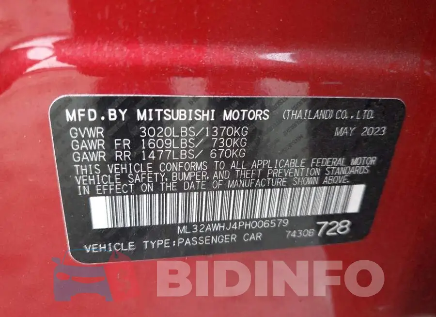 ML32AWHJ4PH006579 Photo# 12
