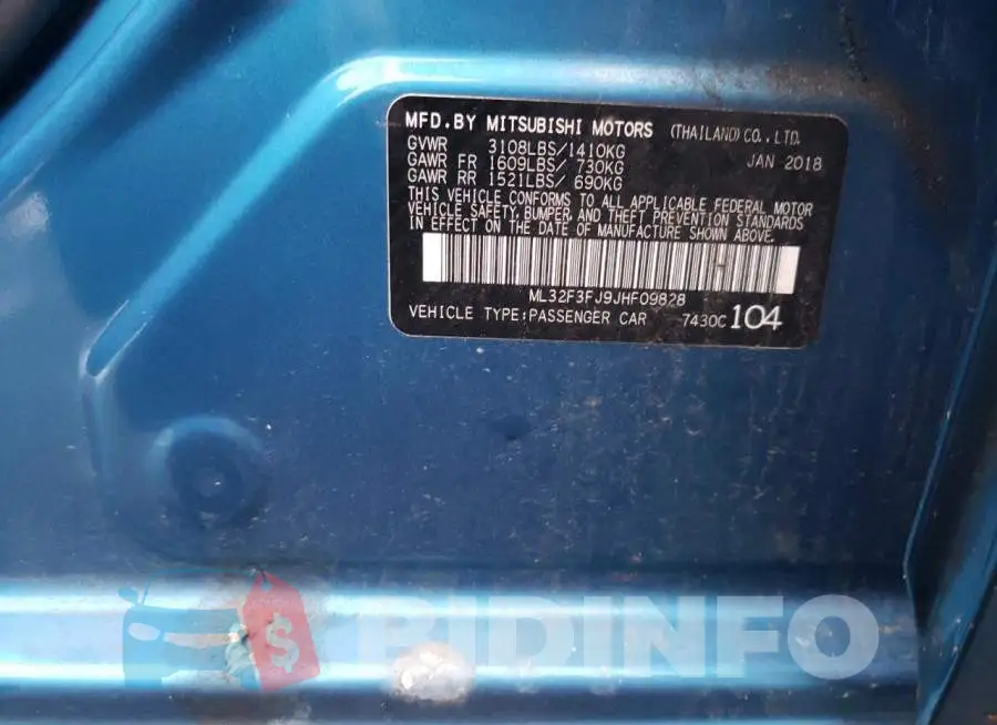 ML32F3FJ9JHF09828 Photo# 13