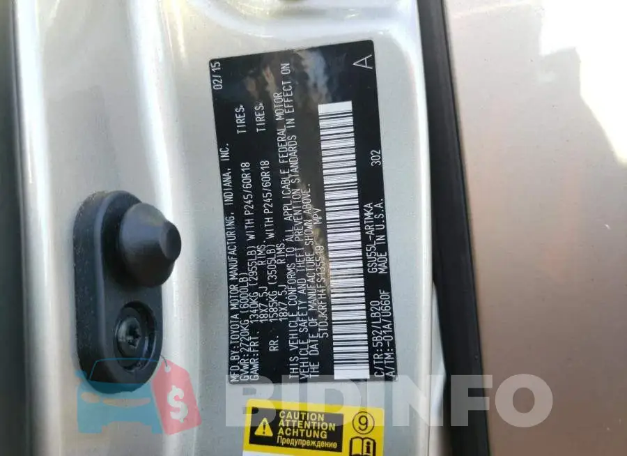 5TDJKRFH4FS135519 Photo# 13