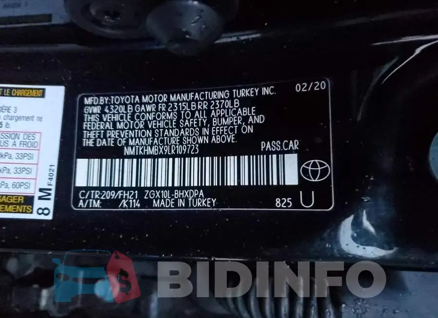 NMTKHMBX9LR109723 Photo# 12