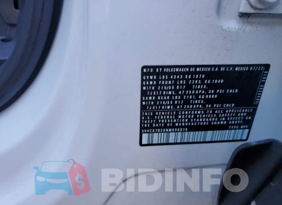 3VVCX7B29NM096815 Photo# 13