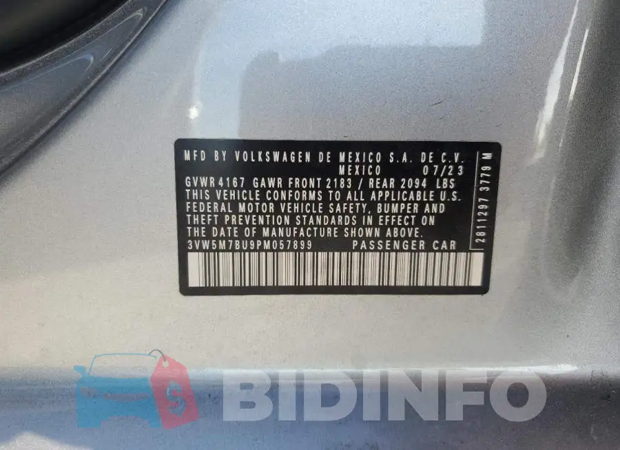3VW5M7BU9PM057899 Photo# 12
