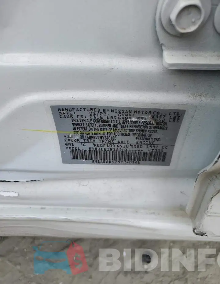 3N1AB8BV2NY240186 Photo# 12