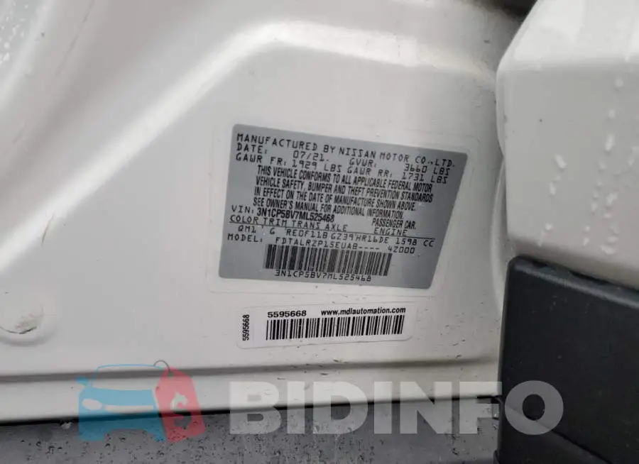 3N1CP5BV7ML525468 Photo# 12