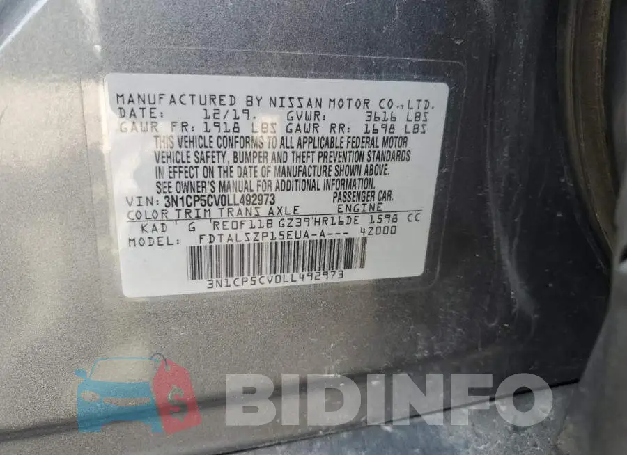 3N1CP5CV0LL492973 Photo# 12