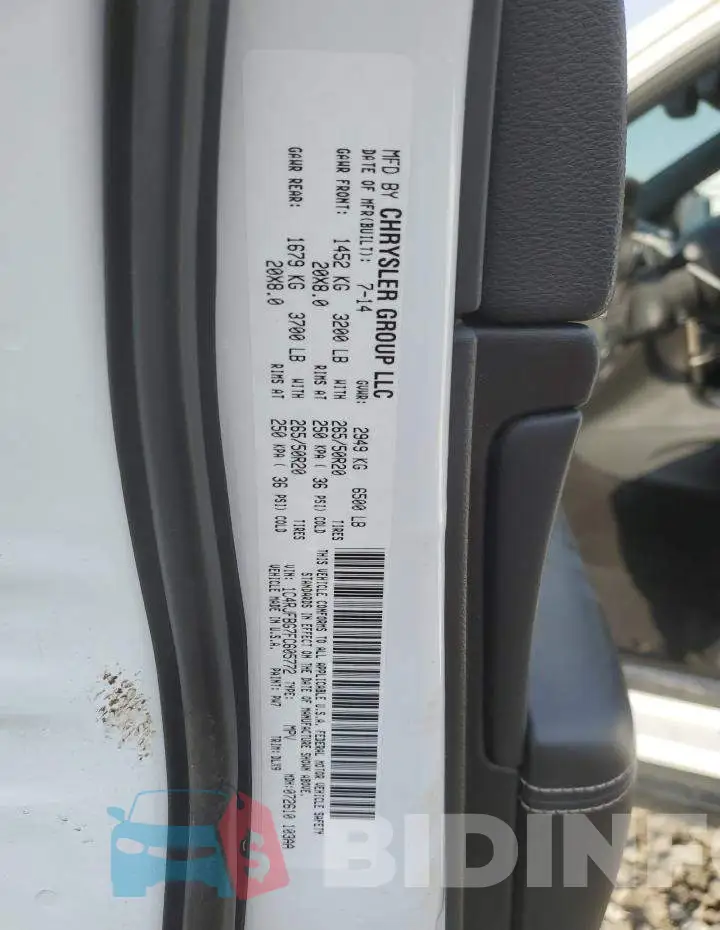 1C4RJFBG7FC605772 Photo# 13
