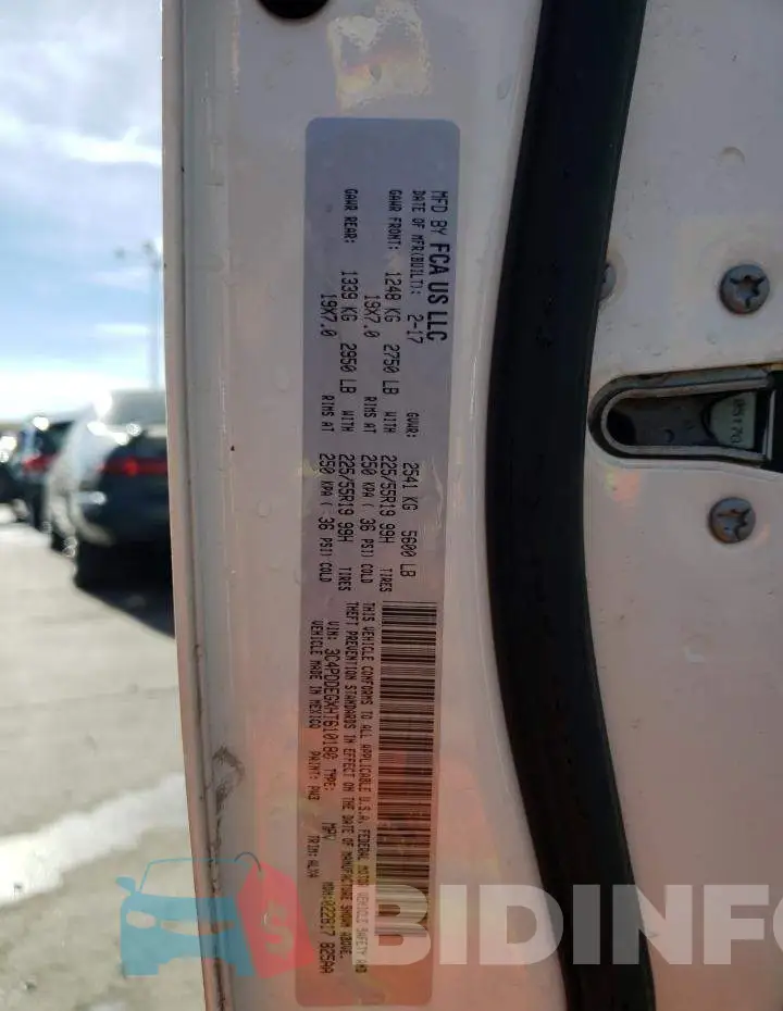 3C4PDDEGXHT610180 Photo# 13