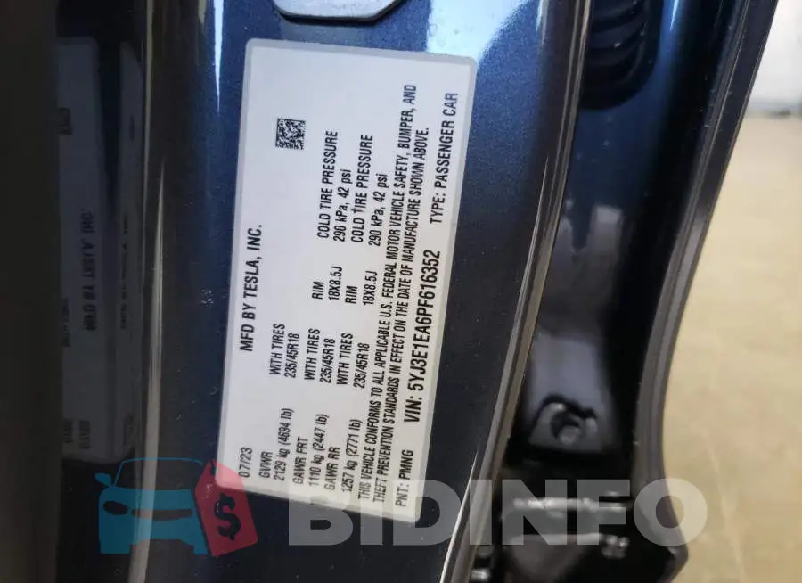 5YJ3E1EA6PF616352 Photo# 12