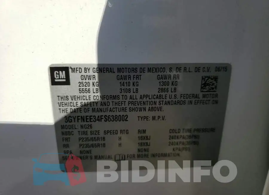 3GYFNEE34FS638002 Photo# 12