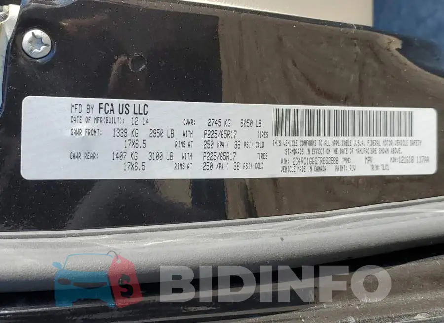 2C4RC1GG6FR662588 Photo# 13
