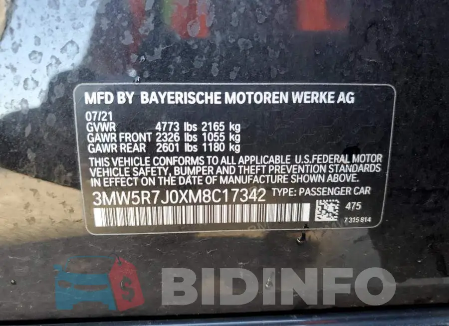 3MW5R7J0XM8C17342 Photo# 12
