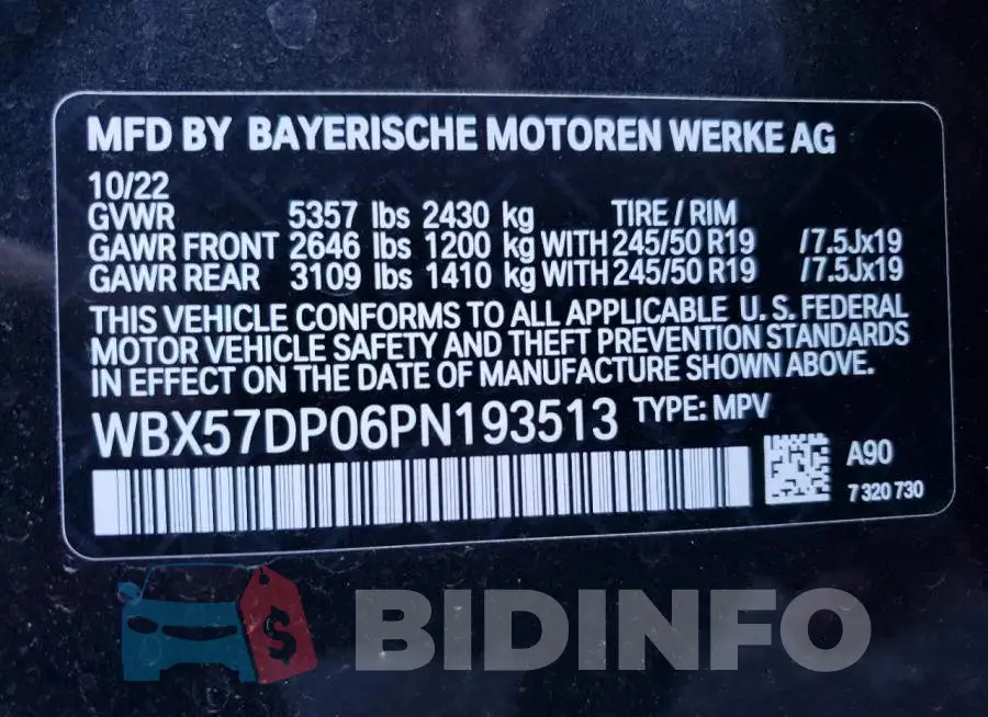 WBX57DP06PN193513 Photo# 13