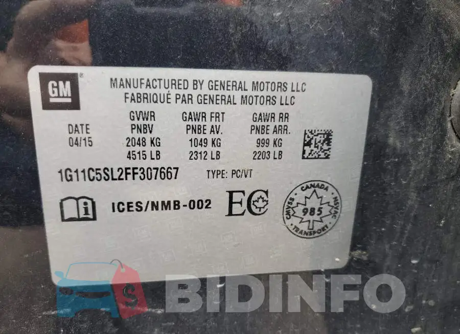 1G11C5SL2FF307667 Photo# 12