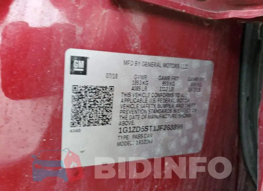1G1ZD5ST1JF268899 Photo# 12