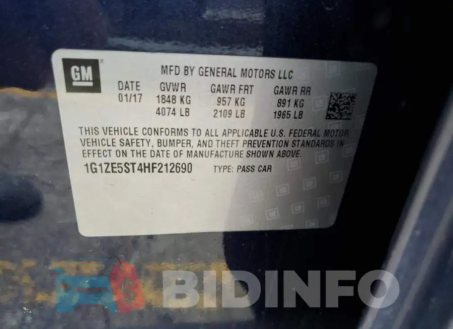 1G1ZE5ST4HF212690 Photo# 12