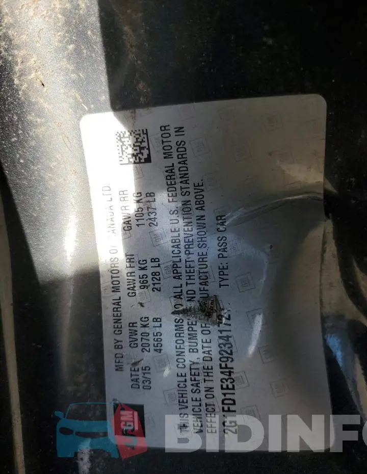 2G1FD1E34F9234172 Photo# 12