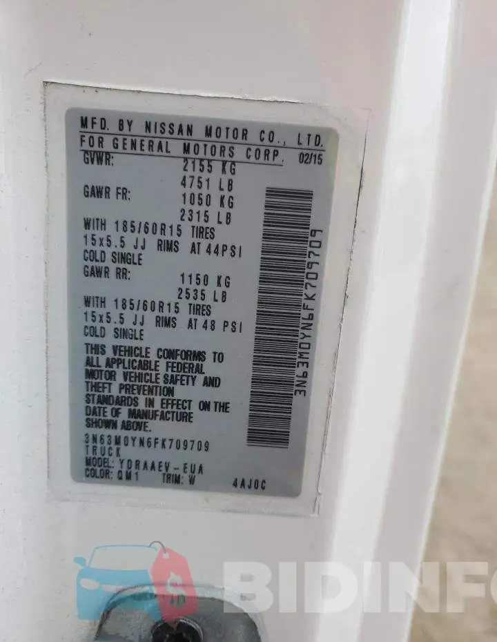 3N63M0YN6FK709709 Photo# 13