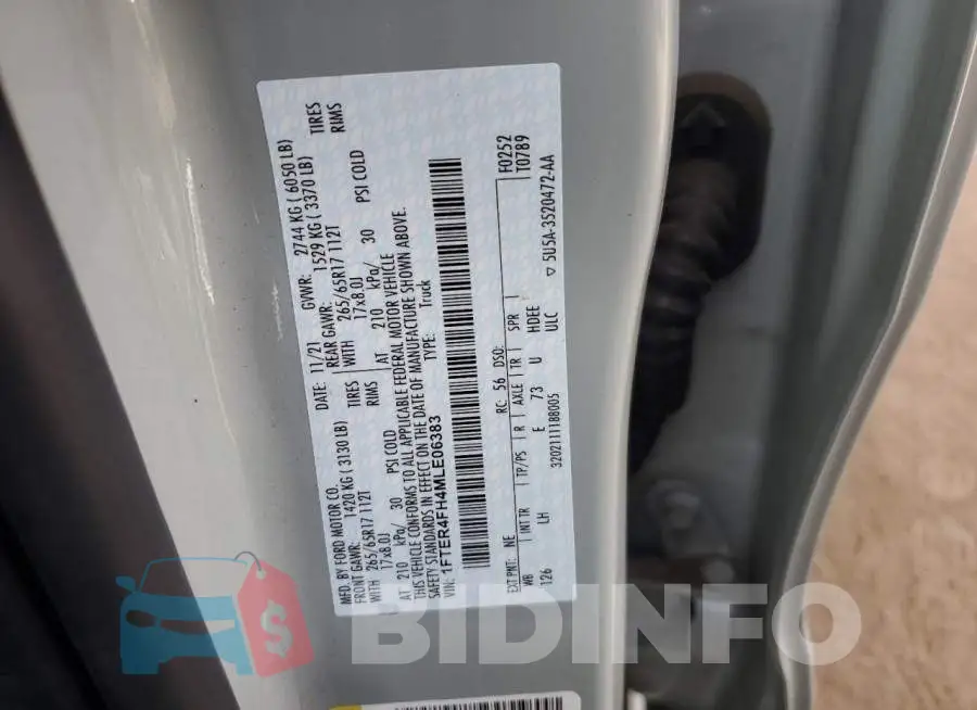 1FTER4FH4MLE06383 Photo# 12