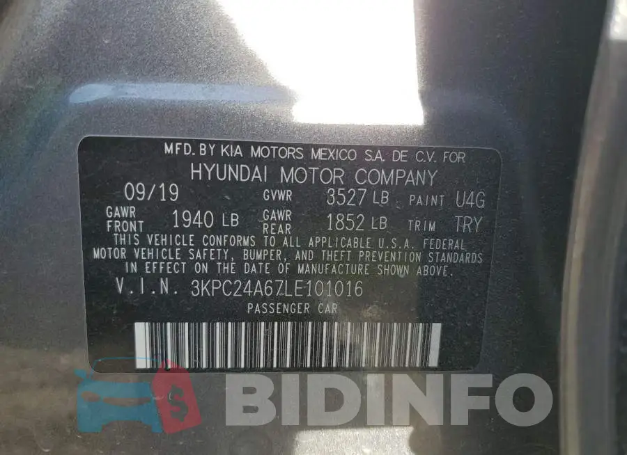 3KPC24A67LE101016 Photo# 12
