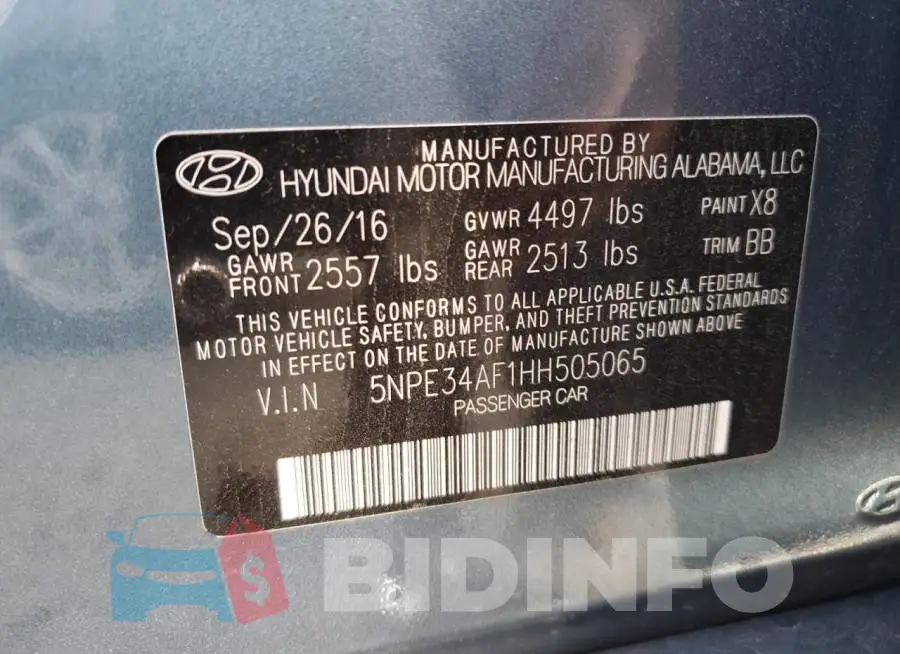 5NPE34AF1HH505065 Photo# 12