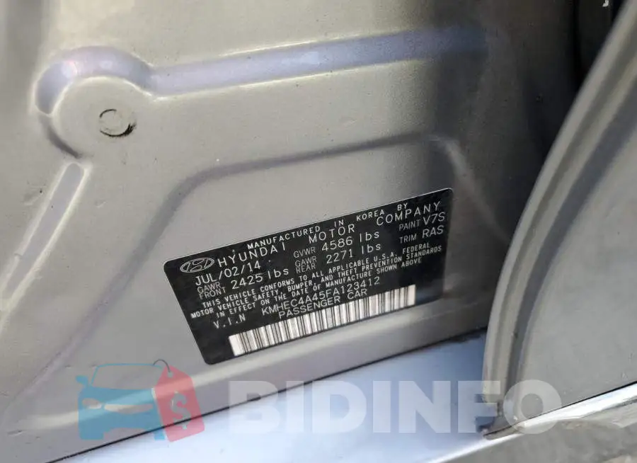 KMHEC4A45FA123412 Photo# 12