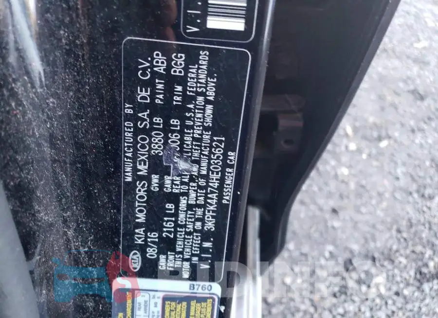3KPFK4A74HE035621 Photo# 12