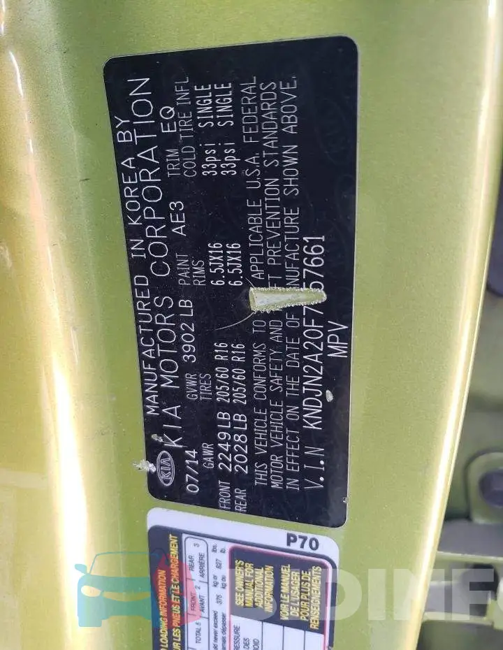 KNDJN2A20F7757661 Photo# 12