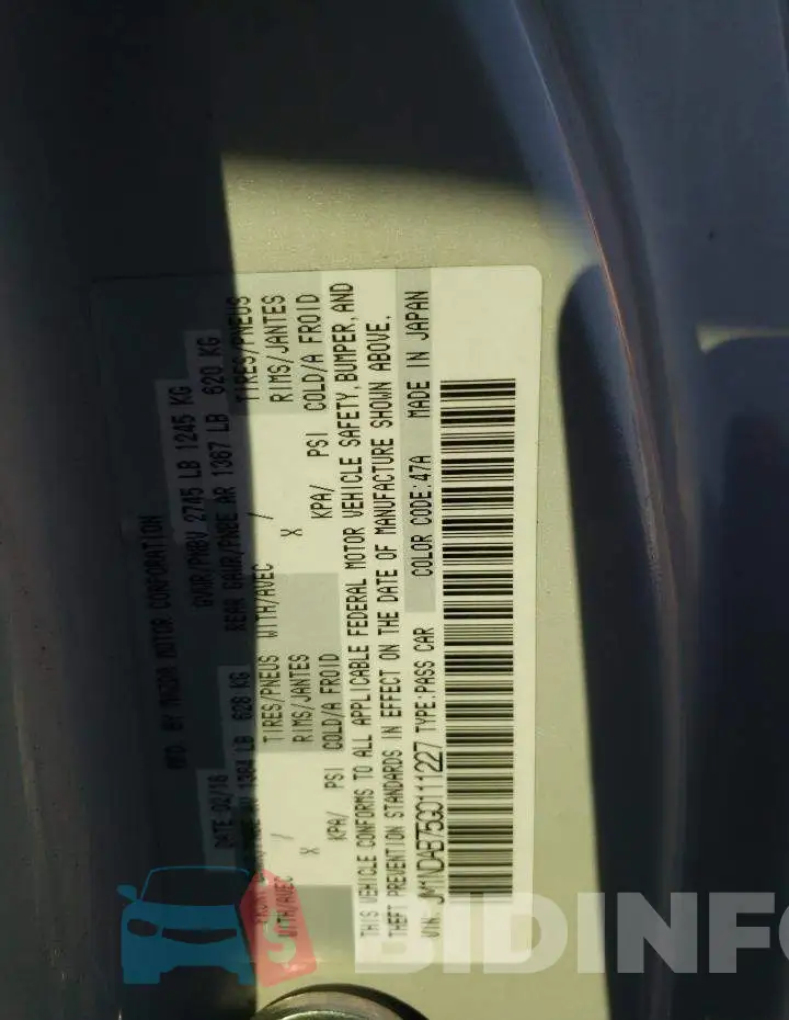 JM1NDAB75G0111227 Photo# 13