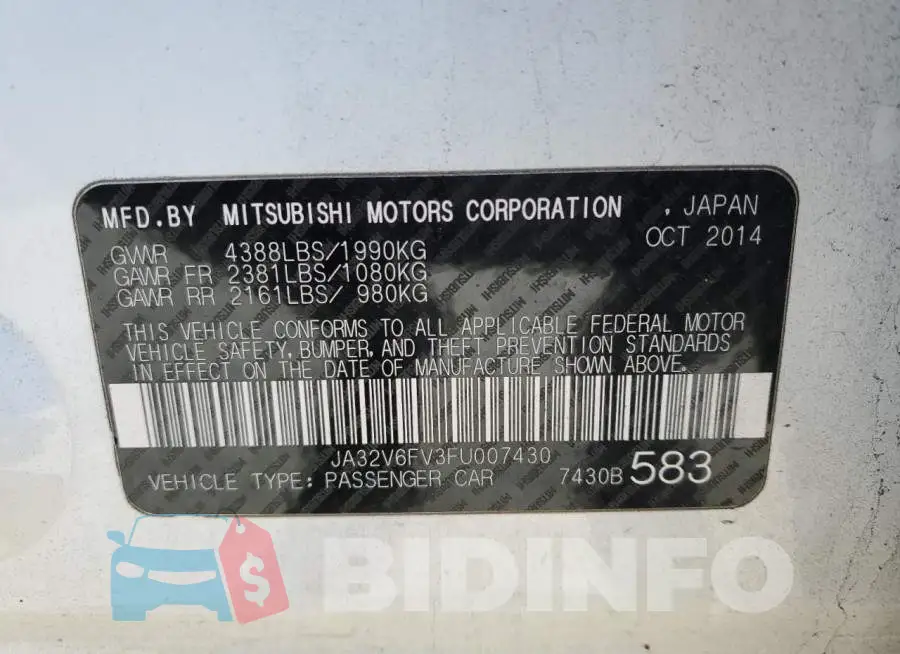 JA32V6FV3FU007430 Photo# 13