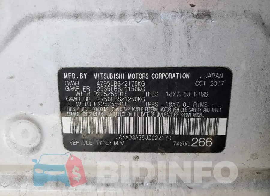 JA4AD3A35JZ022179 Photo# 13