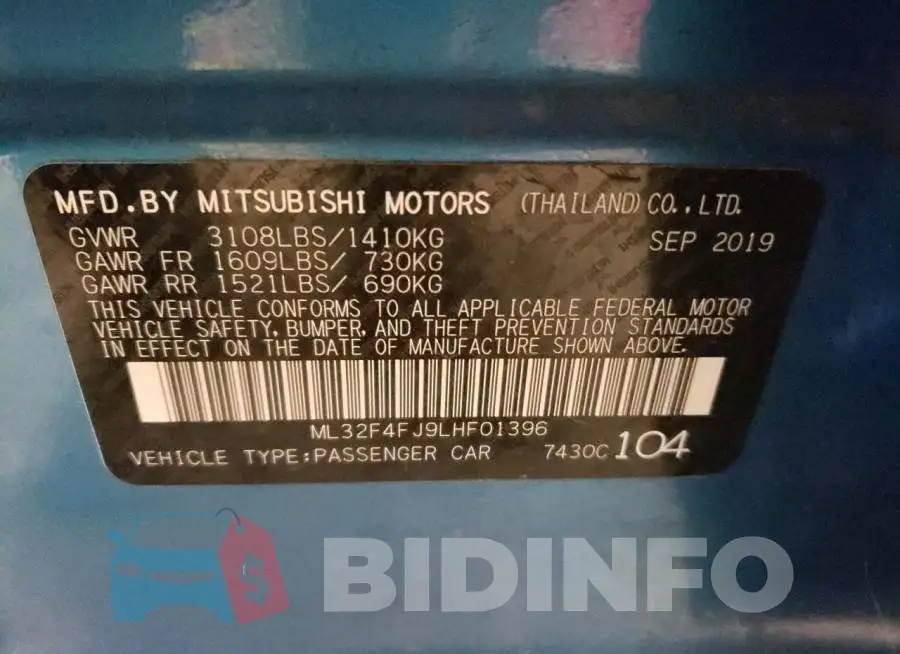 ML32F4FJ9LHF01396 Photo# 12