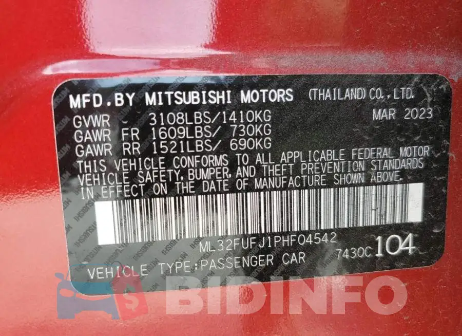 ML32FUFJ1PHF04542 Photo# 12