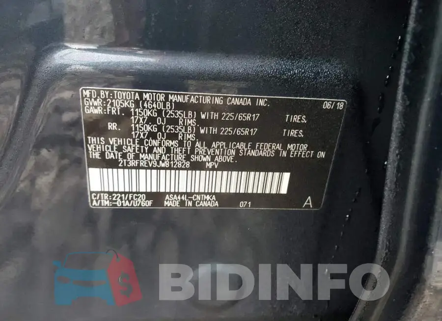 2T3RFREV9JW812828 Photo# 13