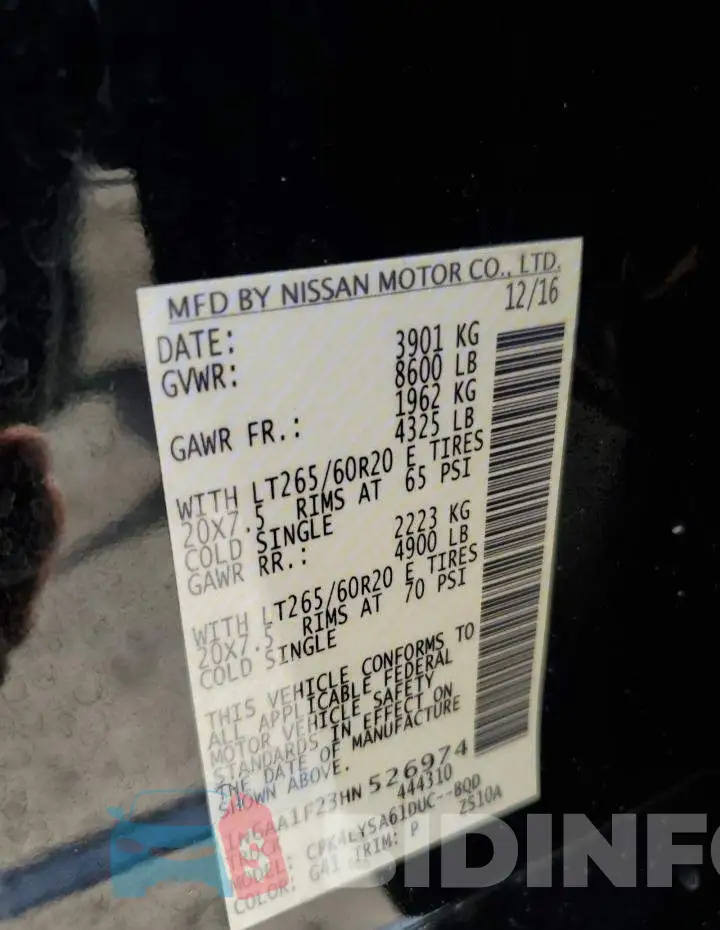 1N6AA1F23HN526974 Photo# 13