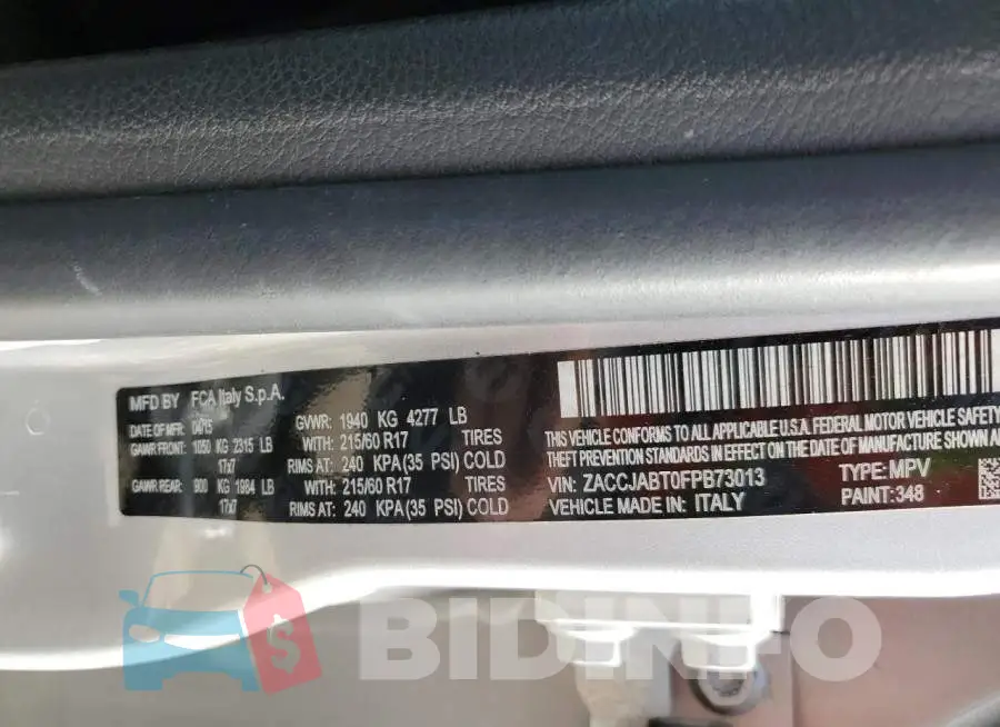 ZACCJABT0FPB73013 Photo# 13