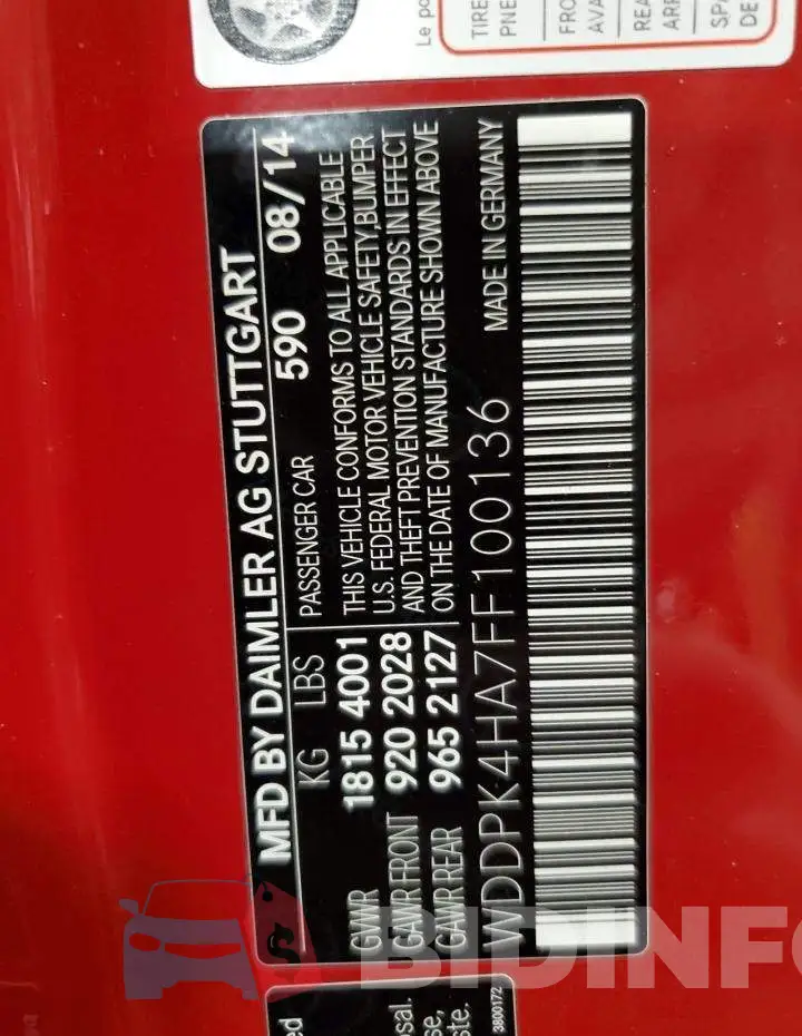 WDDPK4HA7FF100136 Photo# 13