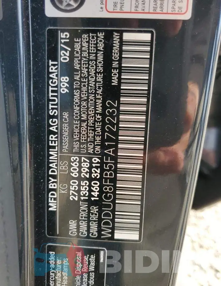 WDDUG8FB5FA172232 Photo# 13