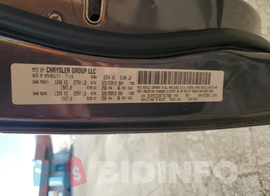 3C4PDCEG5FT517980 Photo# 12