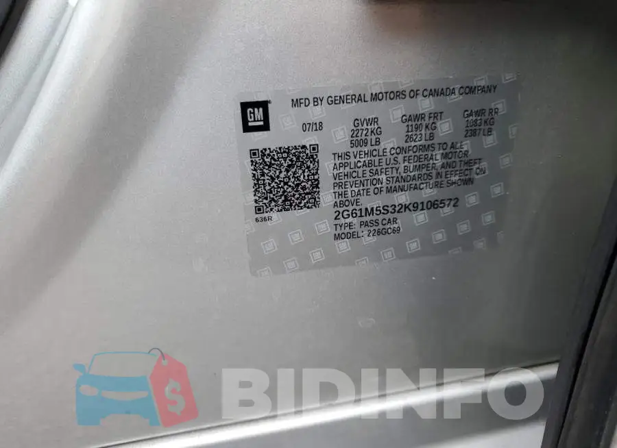 2G61M5S32K9106572 Photo# 12