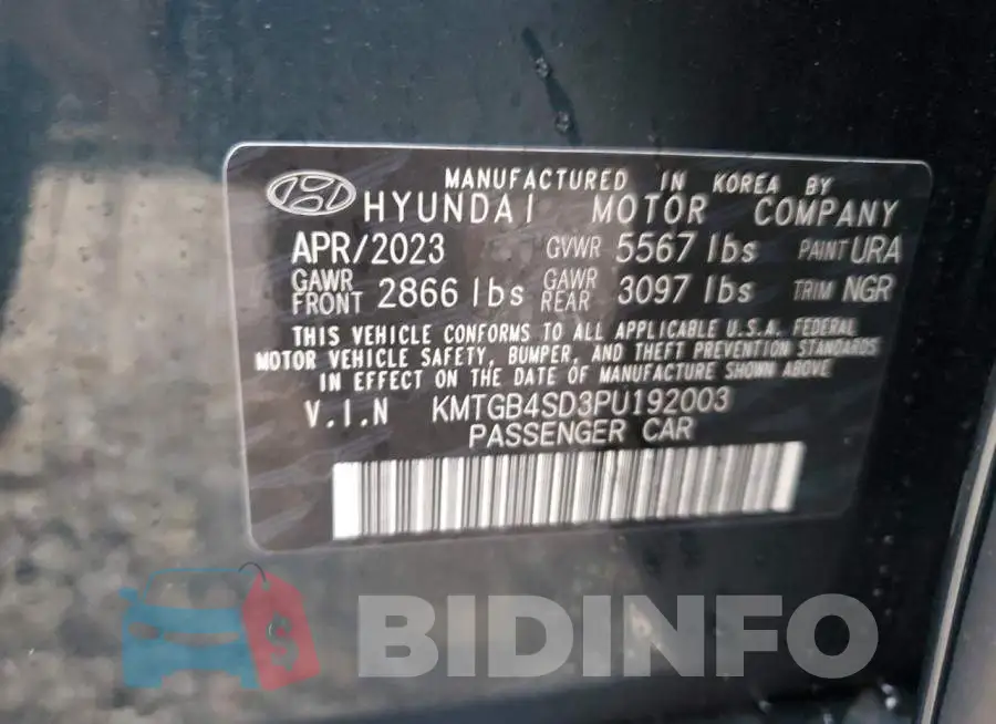 KMTGB4SD3PU192003 Photo# 11