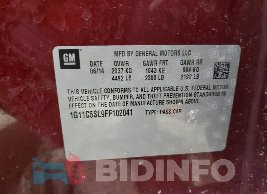 1G11C5SL9FF102041 Photo# 12