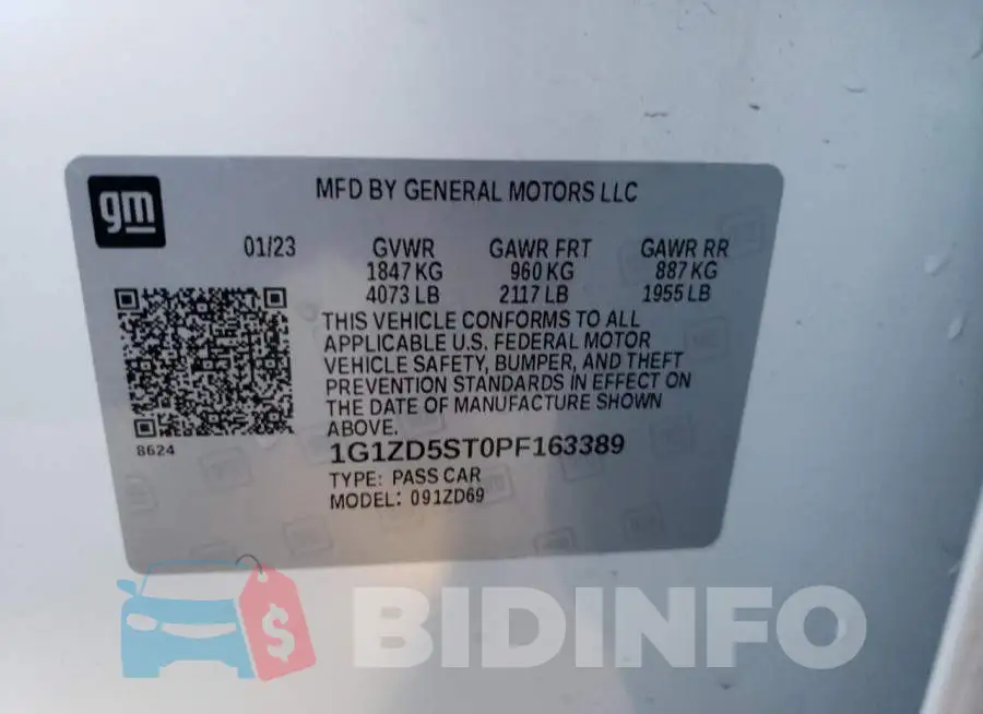 1G1ZD5ST0PF163389 Photo# 12