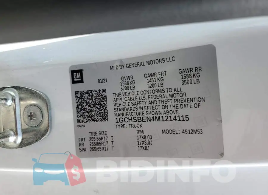 1GCHSBEN4M1214115 Photo# 12
